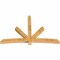 Ekena Millwork Alberta Rough Sawn Timber Gable Bracket, Western Red Cedar, 108"W x 72"H x 6"D x 6"F, 16/12 Pitch GBW108X72X0606ALB00RWR - alternate 3